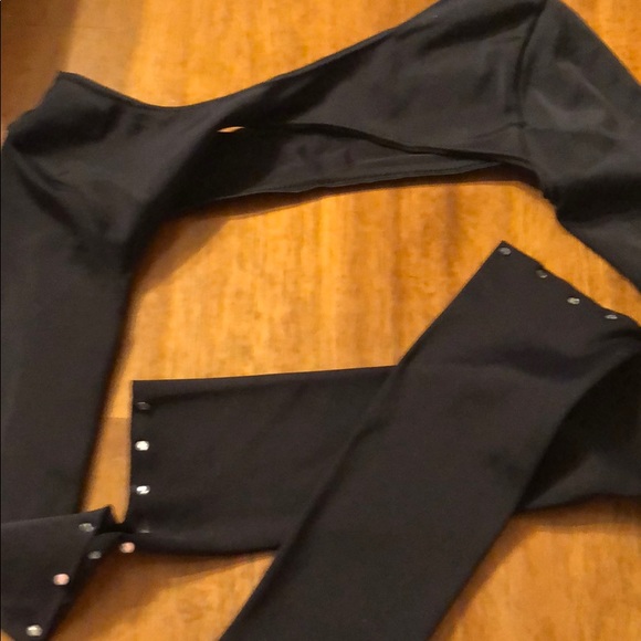 Silver metallic dance costume - Picture 3 of 3